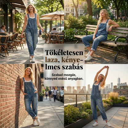 【🔥S-3XL】👗Női mindennapi bő farmer overall zsebekkel