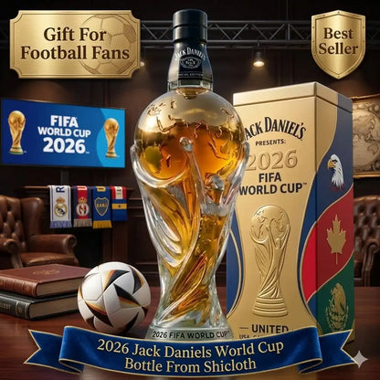 🏆⚽ 2026-os FIFA világbajnokság különkiadású whisky-palack
